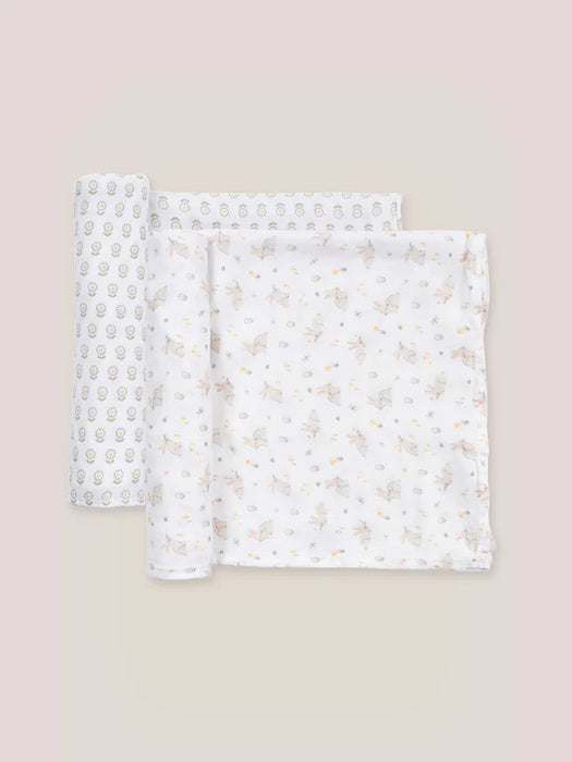 Ju-Ju-Be Swaddles Blanket 2pc Set - Bunny Hollow