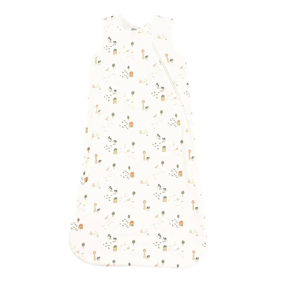 Coccoli Model 0.5Togs Sleepsack  - Farm Animals on Cream