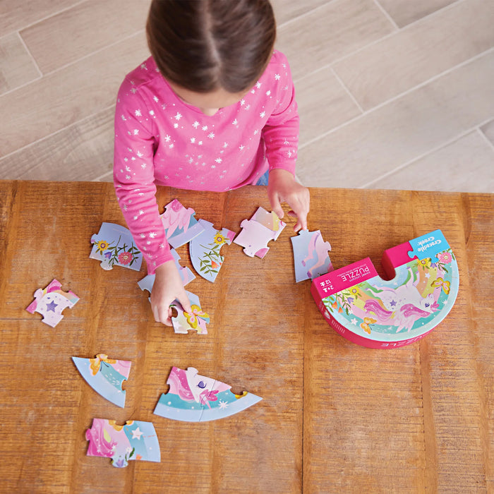 Crocodile Creek Mini Puzzle 12pcs - Sweet Unicorn