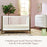Little Seeds Laurel 6-Drawer Dresser - Black/Acorn