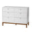 Little Seeds Laurel 6-Drawer Dresser - White/Acorn
