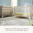 Little Seeds Pala 4 in 1 Crib - Taupe/Whitewash