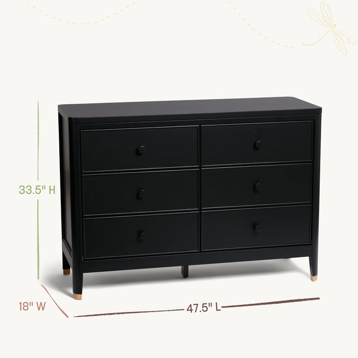 Little Seeds Aster 6-Drawer Nursery Dresser
