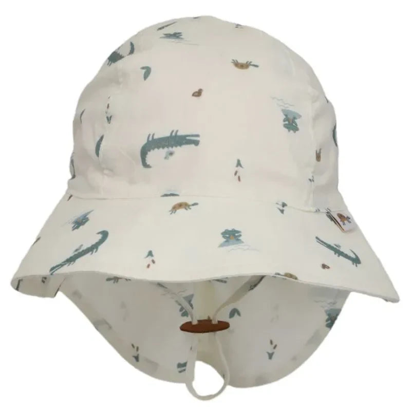 Calikids Organic Cotton Sun Hat - Pond S2531