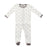 Silkberry Baby Sweet Nature LS Organic Cotton Footed Sleeper - Silver cloud owl