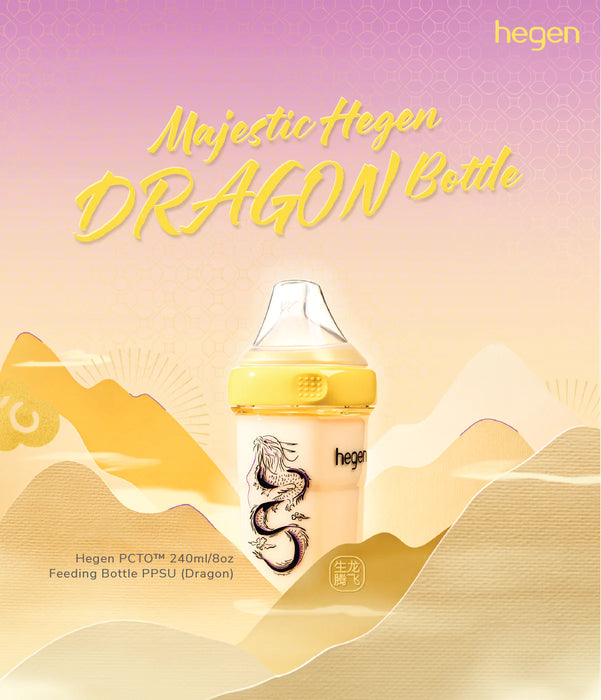 Hegen PCTO 240ml Feeding Bottle PPSU 1pk - Dragon