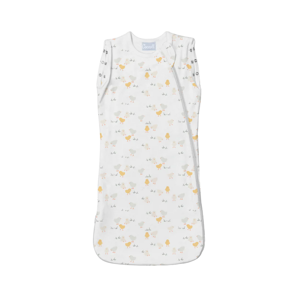 Coccoli Cotton-Modal 0.5T Sleepsack - Chicks on Cream