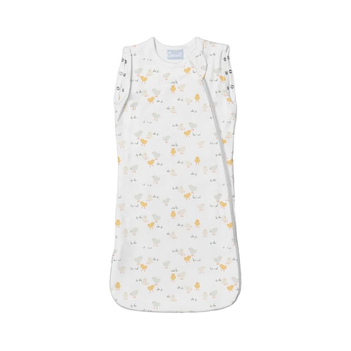 Coccoli Cotton-Modal 0.5T Sleepsack - Chicks on Cream