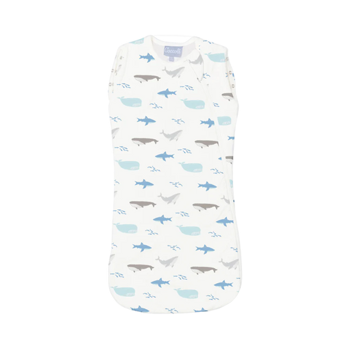 Coccoli Cotton-Modal 0.5T Sleepsack - Ocean Life on Cream