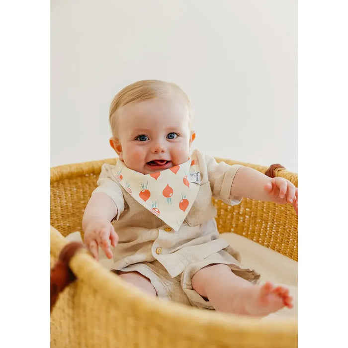 Copper Pearl Bandana Bibs Set - Veggies