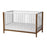 Little Seeds Laurel Island 4 in 1 Crib - White/Chestnut