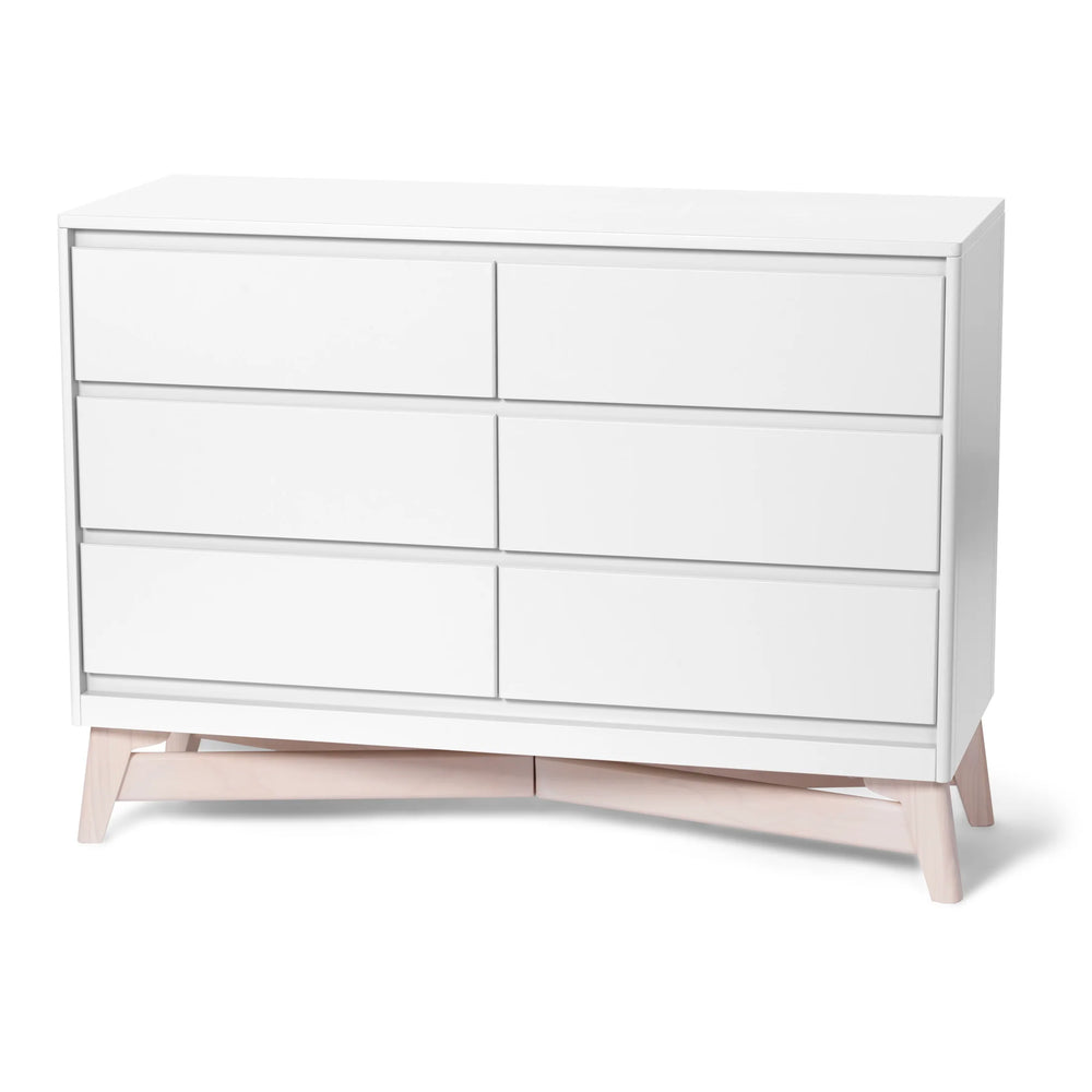 Little Seeds Pala 6-Drawer Dresser - White/Whitewash