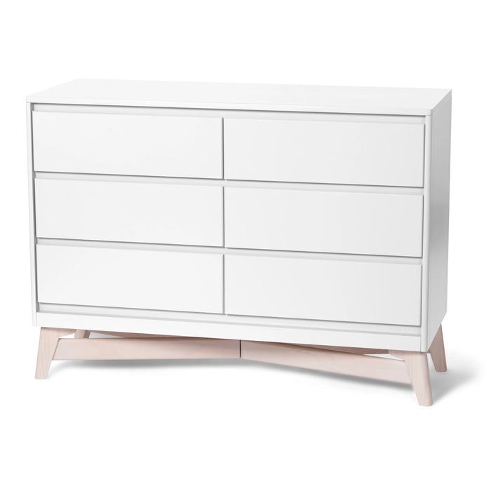 Little Seeds Pala 6-Drawer Dresser - White/Whitewash