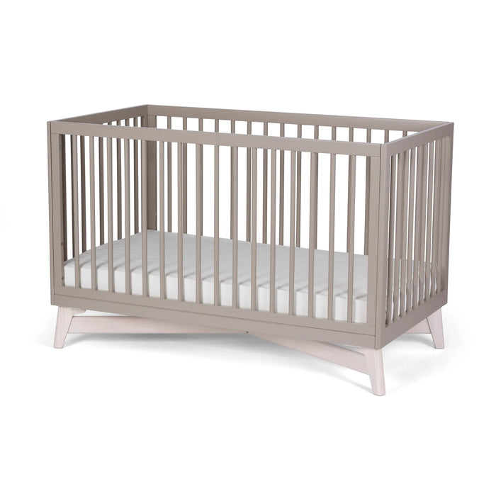 Little Seeds Pala 4 in 1 Crib - Taupe/Whitewash
