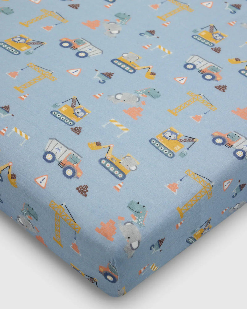 Loulou Lollipop Fitted Crib Sheet - Tiny Engineers