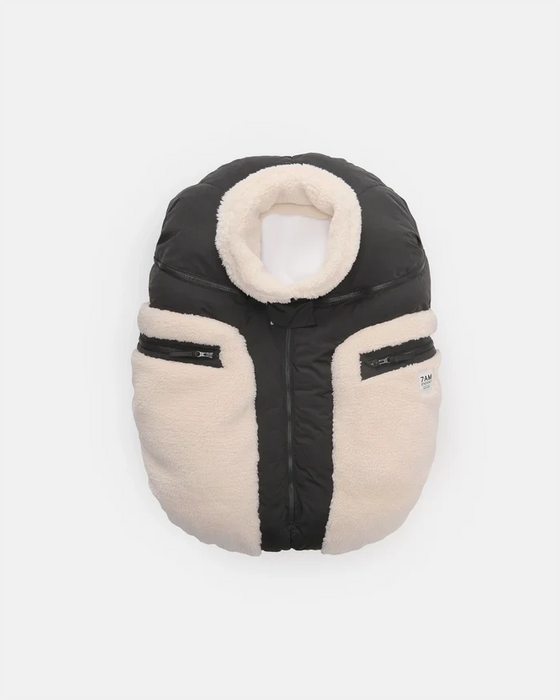 7am Car Seat Cocoon - Smokey Applique