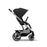 Cybex Balios S Lux 2 Stroller - Silver Frame Moon Black Seat