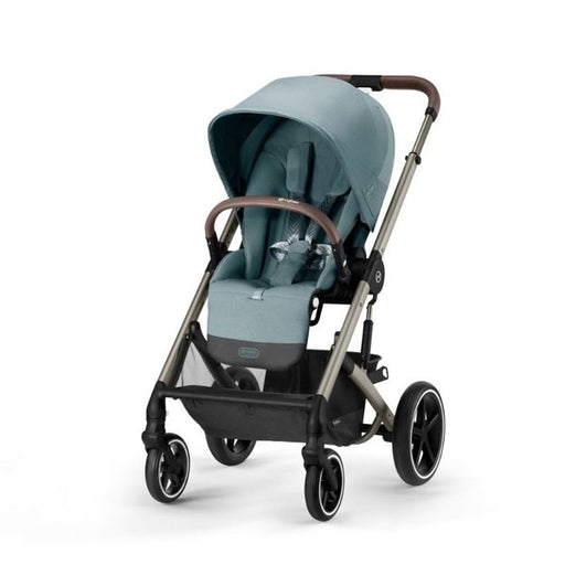 Cybex Balios S Lux 2 Stroller - Taupe Frame Sky Blue Seat