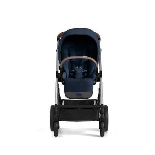 Cybex Balios S Lux 2 Stroller - Silver Frame Ocean Blue Seat
