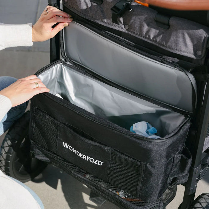 WonderFold W6 Luxe PRO 6-Seater Stroller Wagon - Jet Black