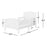 Child Craft Hampton Toddler Bed - Dusty Heather