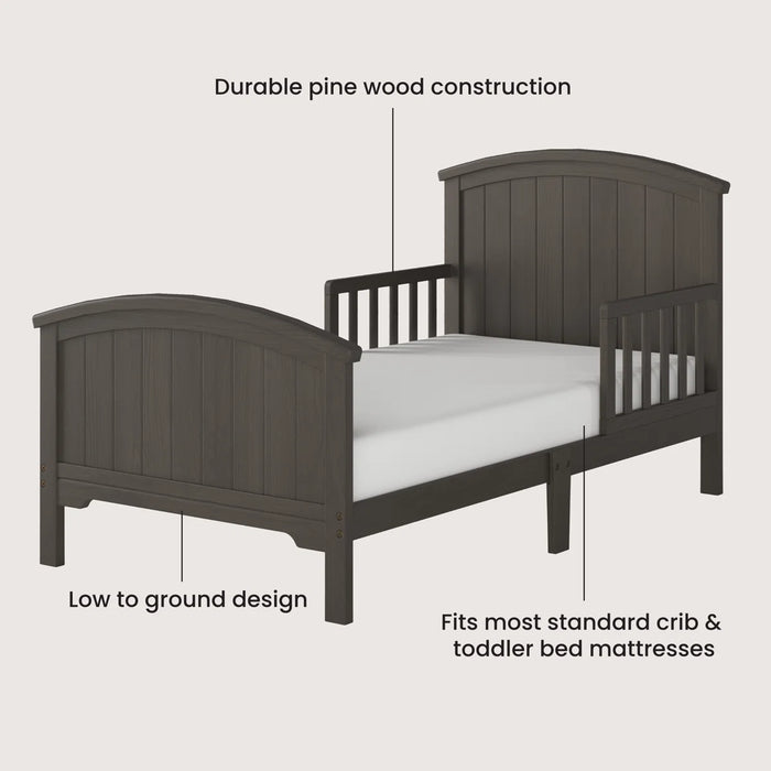 Child Craft Hampton Toddler Bed - Dapper Grey