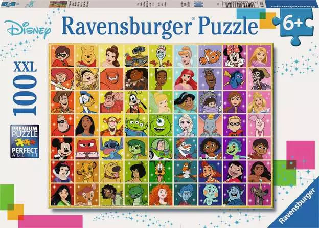 Ravensburger Puzzle 100pcs 6yr+ - Disney Multi-Character