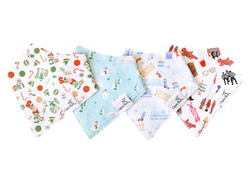 Copper Pearl Bandana Bib Set - Christmas Classic