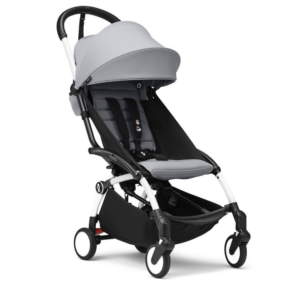 Stokke YOYO3 Complete Stroller - White/Stone