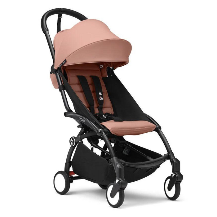 Stokke YOYO3 Complete Stroller - Black/Ginger