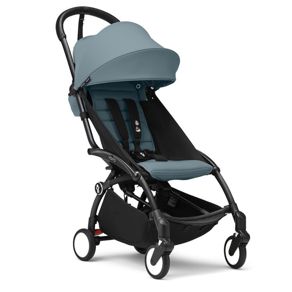 Stokke YOYO3 Complete Stroller - Black/Aqua
