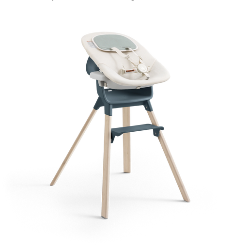 Stokke Clikk High Chair Fjord Blue + New Born Set