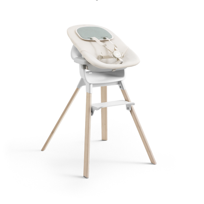 Stokke Clikk High Chair White + New Born Set