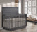Natart Como 4-in-1 Convertible Crib with Horizontal Molding - Dusk