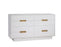 Natart Como Double Dresser 52"(8 drawers) - White