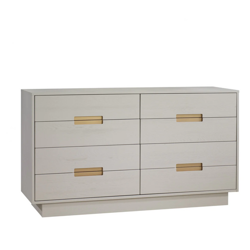 Natart Como Double Dresser 52"(8 drawers) - Dove