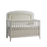 Natart Palo Convertible Crib with Upholstered Panel - White