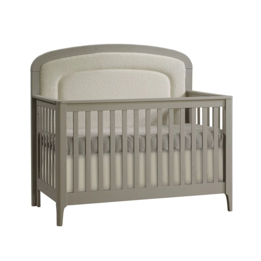 Natart Palo Convertible Crib with Upholstered Panel - Dove
