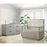 Natart Como Convertible Crib with Upholstered Panel - Dove