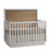 Natart Como Naturale Convertible Crib - White/Natural Oak