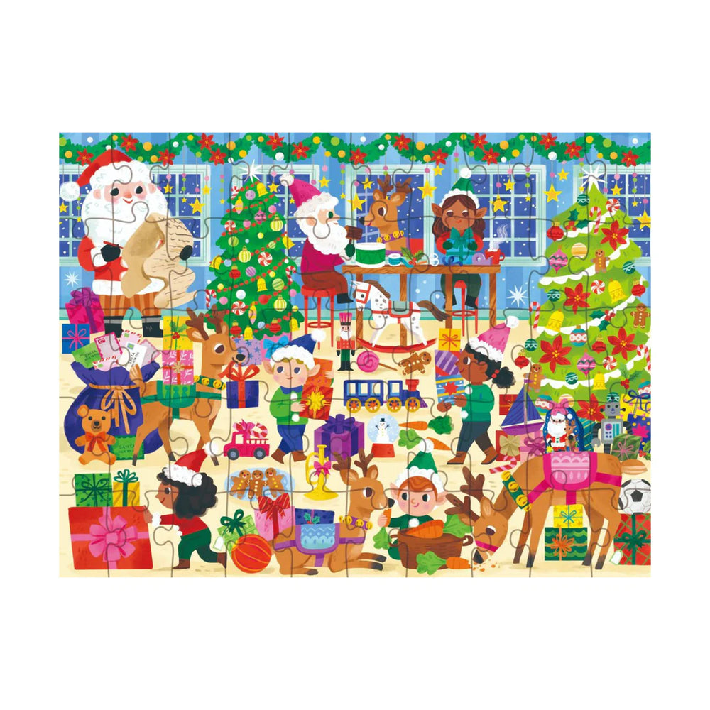 Crocodile Creek 50Pc House Puzzle/Santa's Workshop