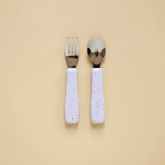 Minika Fork and Spoon Set - Lavender