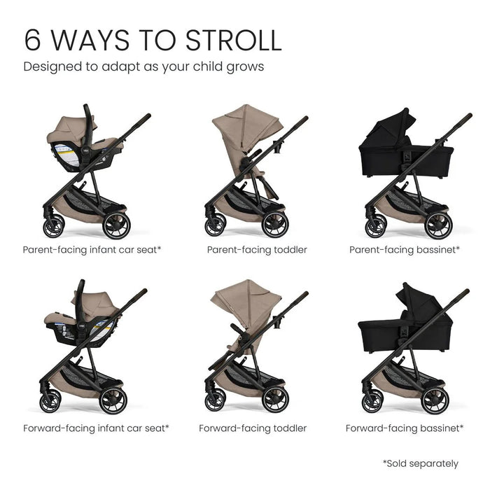 Britax Prism Modular Stroller-Teak