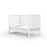 Dadada Austin 3-in-1 Convertible Crib - White