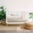 Dadada Soho 3-in-1 Convertible Crib - White/Natural