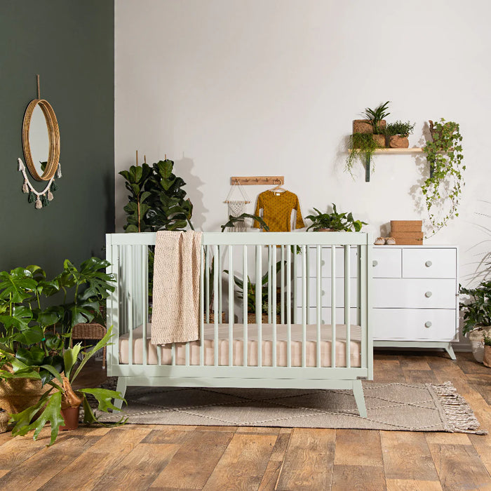 Dadada Soho 3-in-1 Convertible Crib - Sage