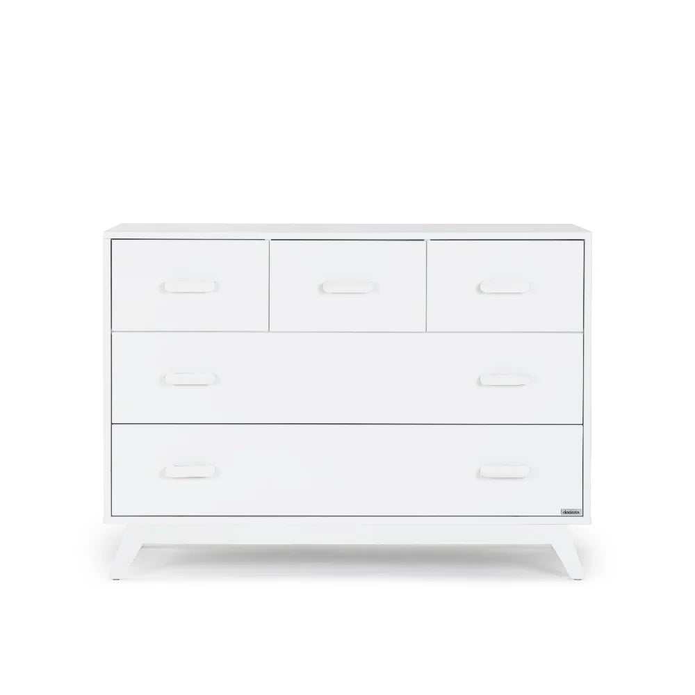 Dadada Soho 5-Drawer Dresser - All White (2box)