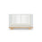 Dadada Spirit 8-in-1 Convertible Crib - White/Natural