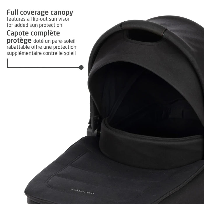 Maxi Cosi Oria2 Carry Cot - Twillic Black