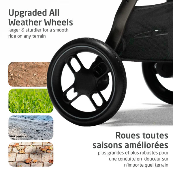 Maxi Cosi Zelia Luxe 5-in-1 Modular Travel System - Basalt Black